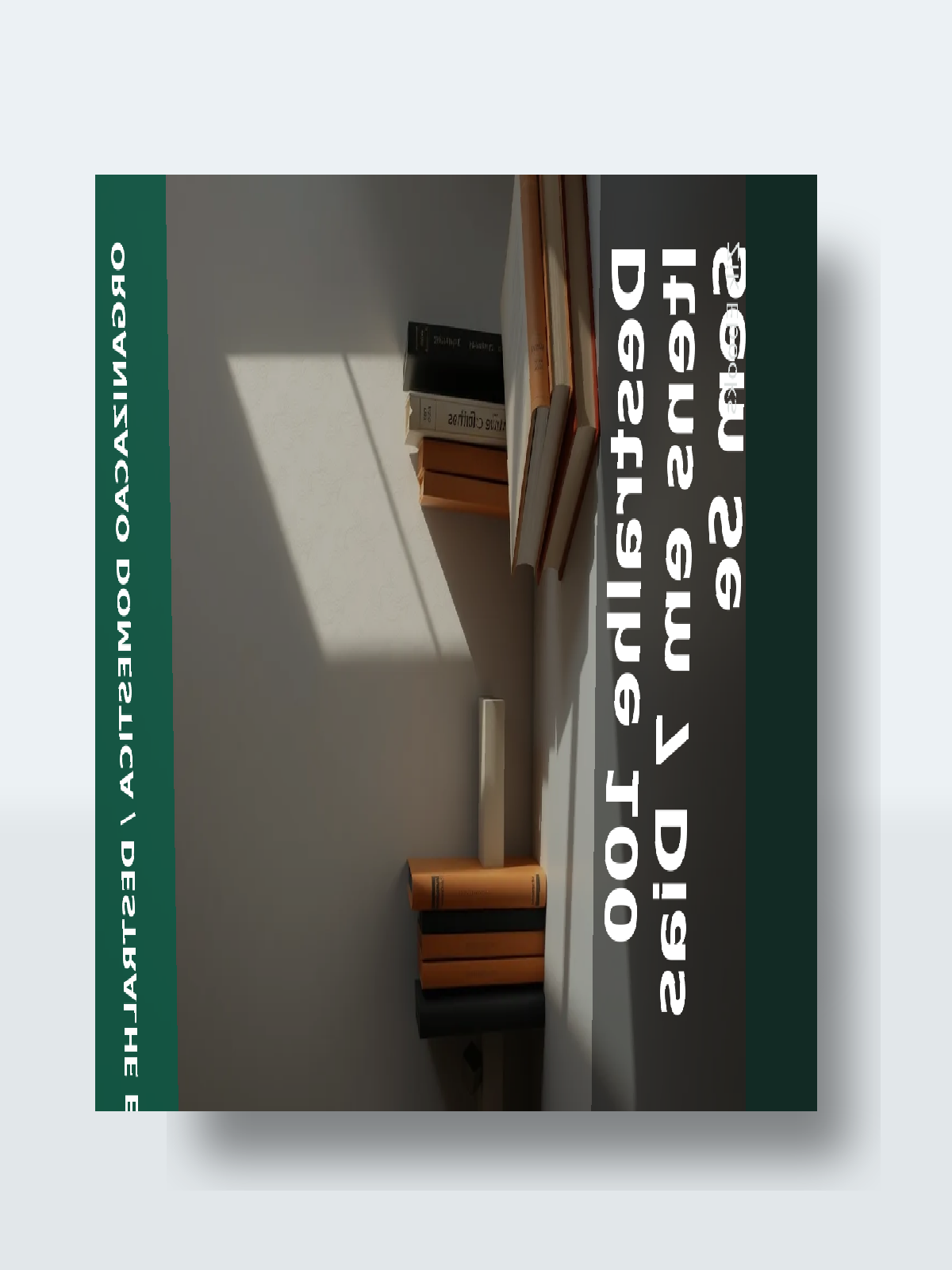 Capa 3D do ebook Destralhe 100 Itens em 7 Dias Sem Se Arrepender Depois: Checklist por Cômodo e Plano de 20 Minutos por Dia