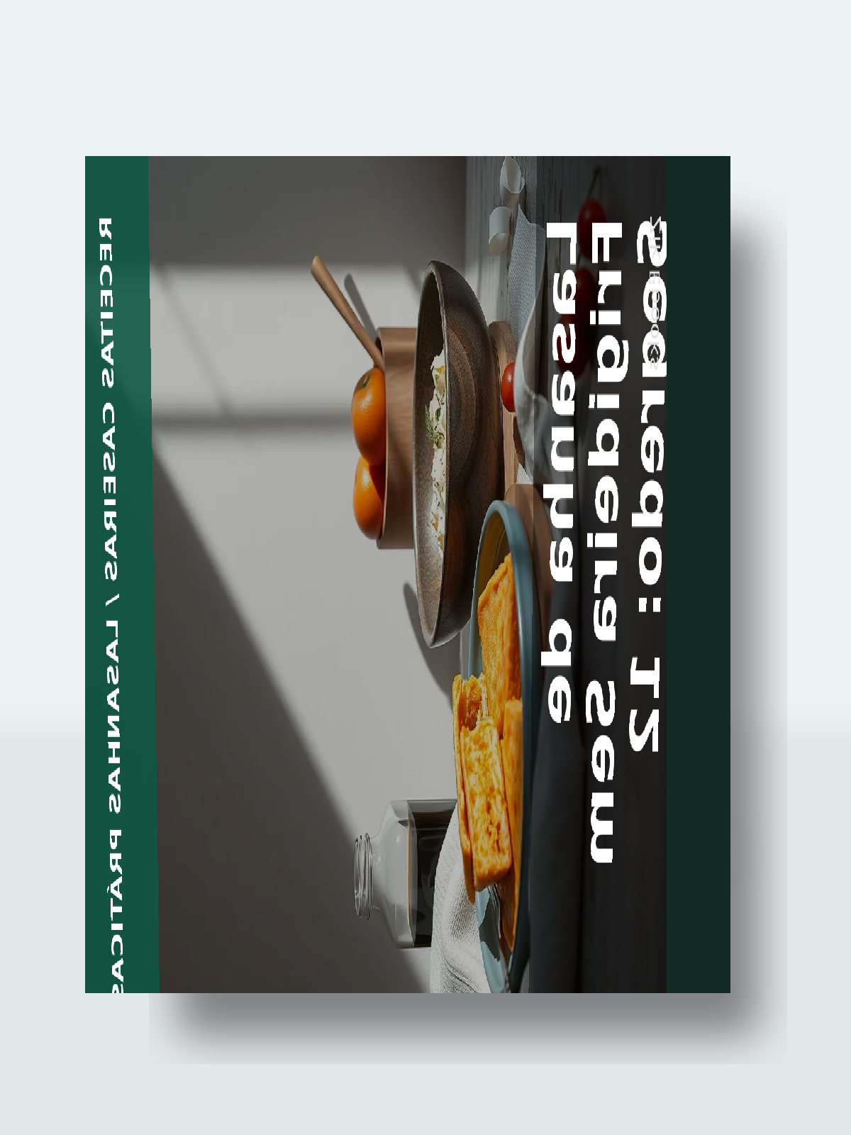 Capa 3D do ebook Lasanha de Frigideira Sem Segredo: 12 Combinações Prontas em 20 Minutos