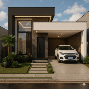 projeto residencial com 72,00m²